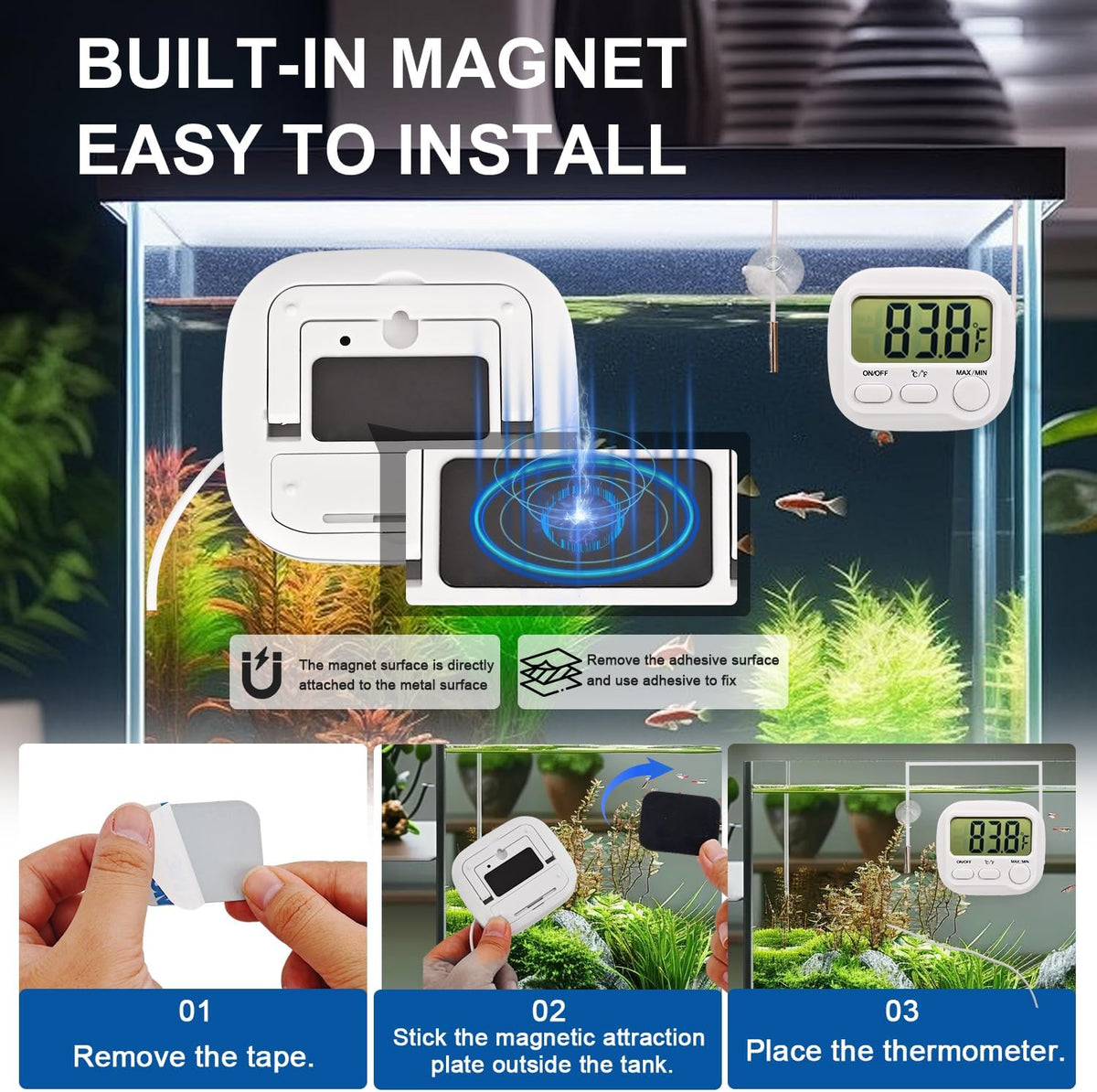 Digital Aquarium Water Thermometer - image 4