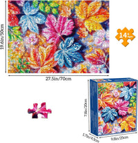 Funny Dog Pizza Jigsaw Puzzles, Food Kitchen - Autumn Leaves - image 3