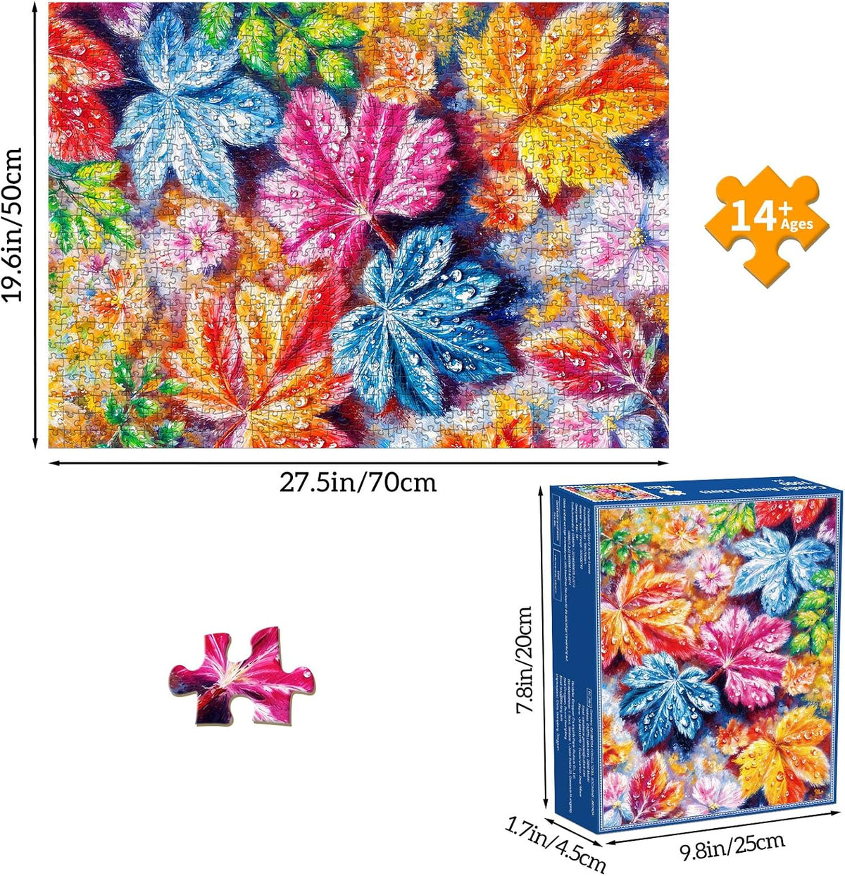 Funny Dog Pizza Jigsaw Puzzles, Food Kitchen - Autumn Leaves - image 3