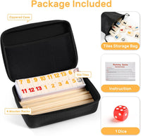 Rummy Cube 6 Player Edition with 6 Wooden Racks/Trays - 4 Players - image 4