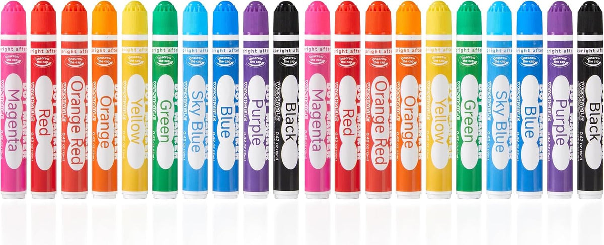 Shuttle Art Dot Markers, 10 Colors Washable Markers for Toddlers - 10 Colors / 20