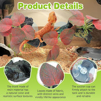 2 PCS Reptile Corner Branch - Red - image 3