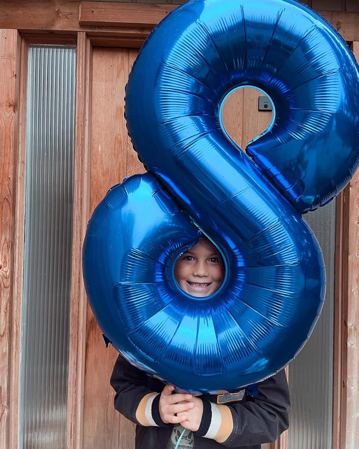 Blue Number 3 Balloon 40 Inch, 3 Balloon Number - Metallic Blue / Number 13 - image 4