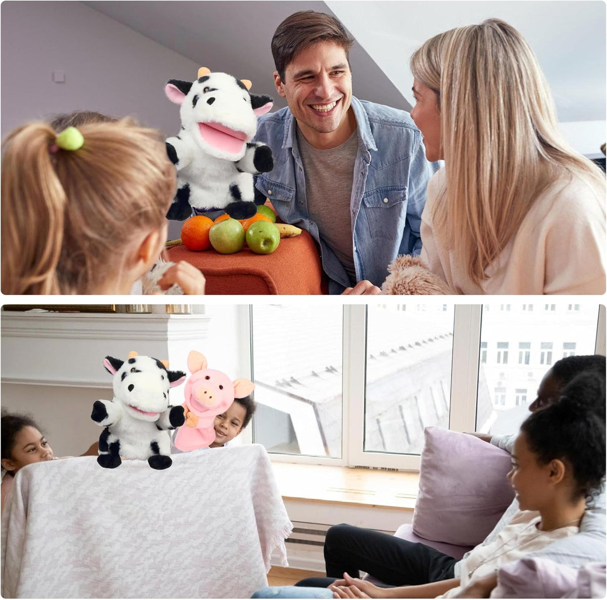 Easfan 12.5 inch plush puppy hand puppet with movable mouth and soft fur - view 15