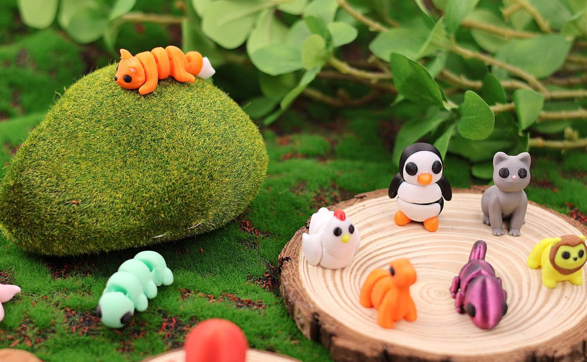 50 pcs 3D Printed Animal Figurines - Animal 25 pc - image 3