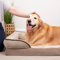 FurHaven Cooling Gel Dog Bed for Large Dogs - Large / Brownstone - image 3