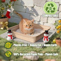 Disposable Litter Box for Cats Large: 2/4/6/8-Pack 17.5X 13.5in - 8 Packs - image 2