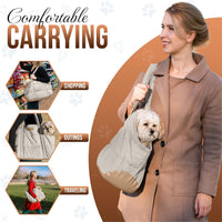 Plush Dog Purse Carrier for Small Dogs, Soft Tote, Black – Essentials for Dogs - Cream 2.0 - image 3