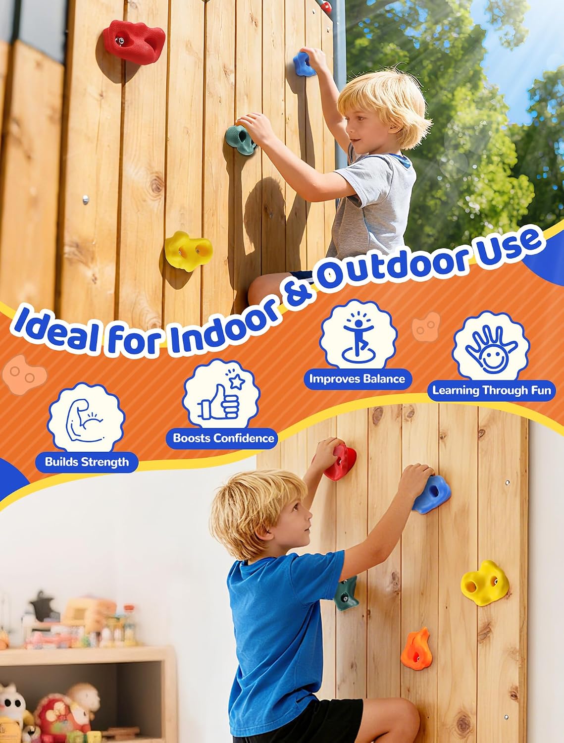 Trymaker Rock Climbing Holds - Small Size-15pcs - image 4