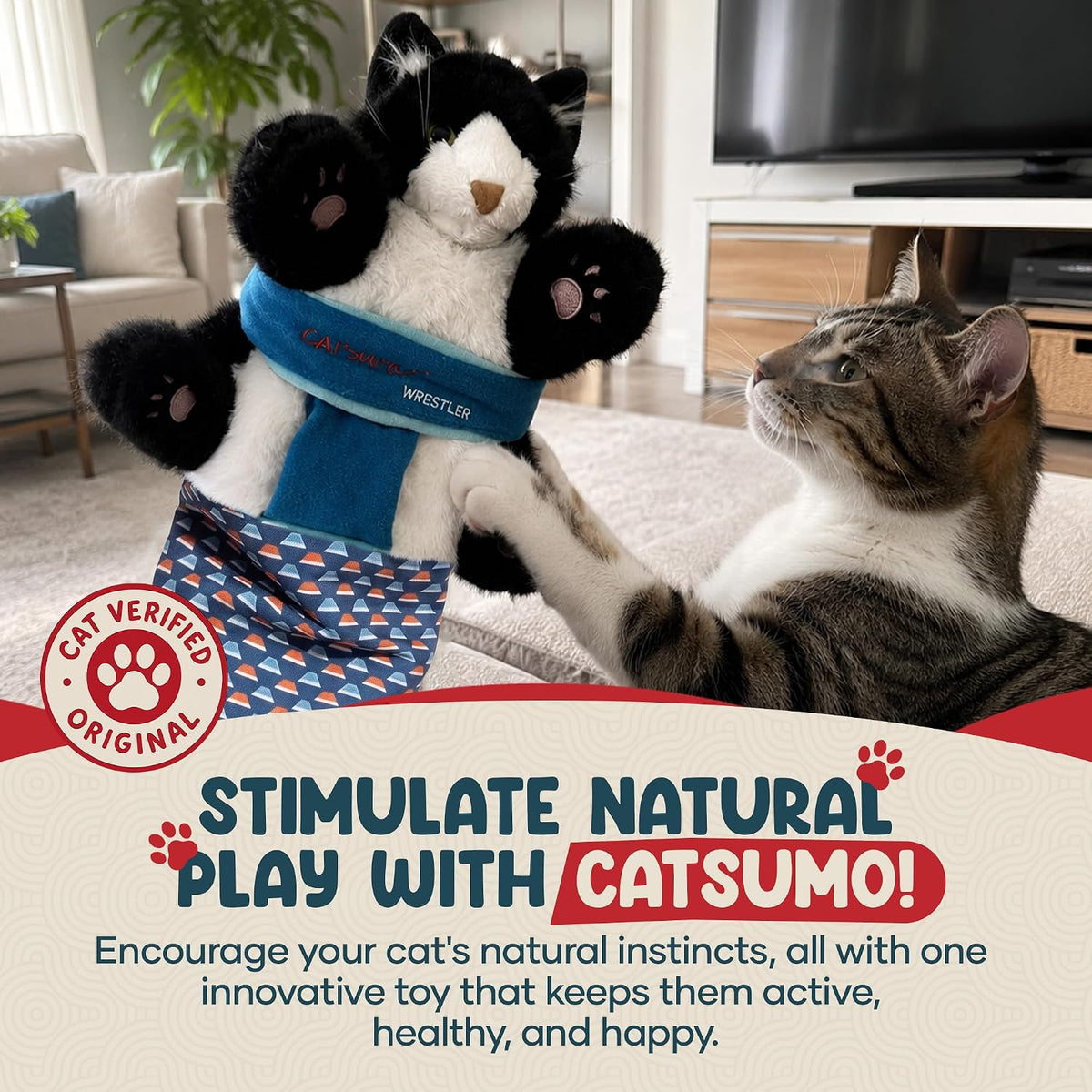 Wearable Cat Toy Wrestling Glove Puppet - image 3