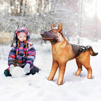 Jet Creations 37" Inflatable Standing Cow - German Shepherd: Black Tan - image 2