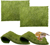 2pcs Reptile Carpet Terrarium Liner Tortoise Bedding Reptile - 4PCS（M）：11.81 X 7.87 in