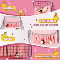 Guinea Pig Hideout, Guinea Pig Corner Hideout - Pink / 23"L x 11.7"W x 11.2"TH - image 2
