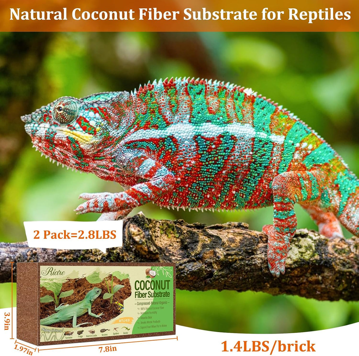 2 Pack Natural Coconut Fiber Substrate - 2 Pack - image 2