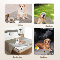 Waterproof Blanket, Couch Covers for Dogs, Reversible Protector – Essentials for Dogs - 32x53 Inch (Pack of 1) / Dark Stone/Light Stone - image 2