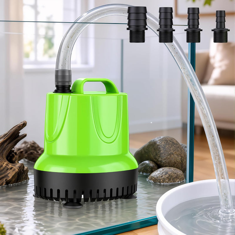 FREESEA Aquarium pump for water change: 660 GPH Drain 40 gal Fast - 40W/660GPH