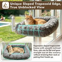 Foldable Cat Window Perch - Gray / 26.7''x18'' - image 4