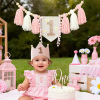 DCJHFJ First Birthday Decorations for Boy Highchair Banner One - Daisy Banner - image 4
