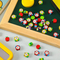 JUNEBRUSHS 150Pcs Fall Mini Erasers - Welcome Back to School Style - image 3
