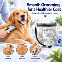 3Pack 5 in 1 Blades Dog Grooming Blade Compatible with Wahl Bravura - Silver-1Pack - image 3