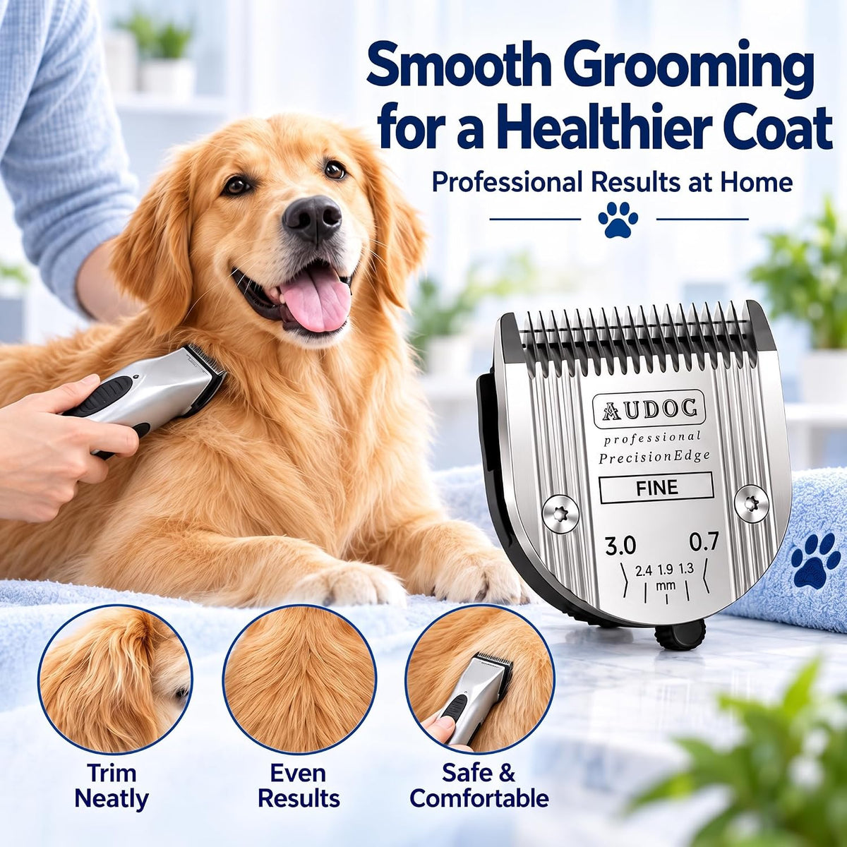 3Pack 5 in 1 Blades Dog Grooming Blade Compatible with Wahl Bravura - Silver-1Pack - image 3