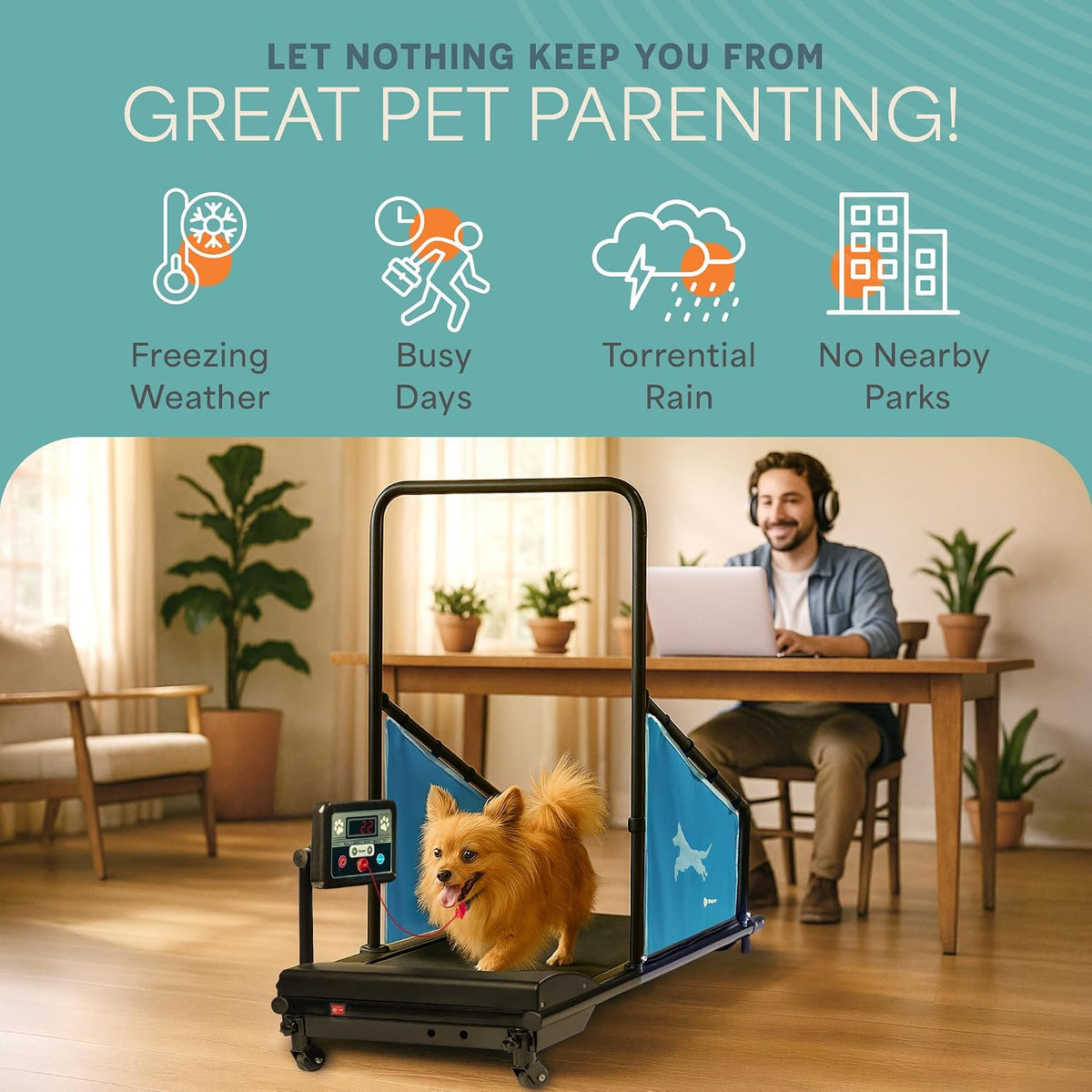 Lifepro PawRunner Dog Treadmill for Small & Medium Dogs - image 2
