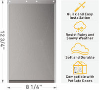 2-Pack Medium Dog Door Replacement Flaps with Screws – Essentials for Dogs - Medium*2 - image 2