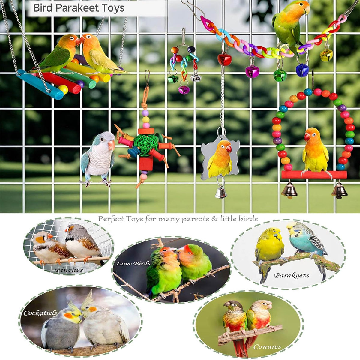 Parakeet Cockatiel Bird Toys - image 3