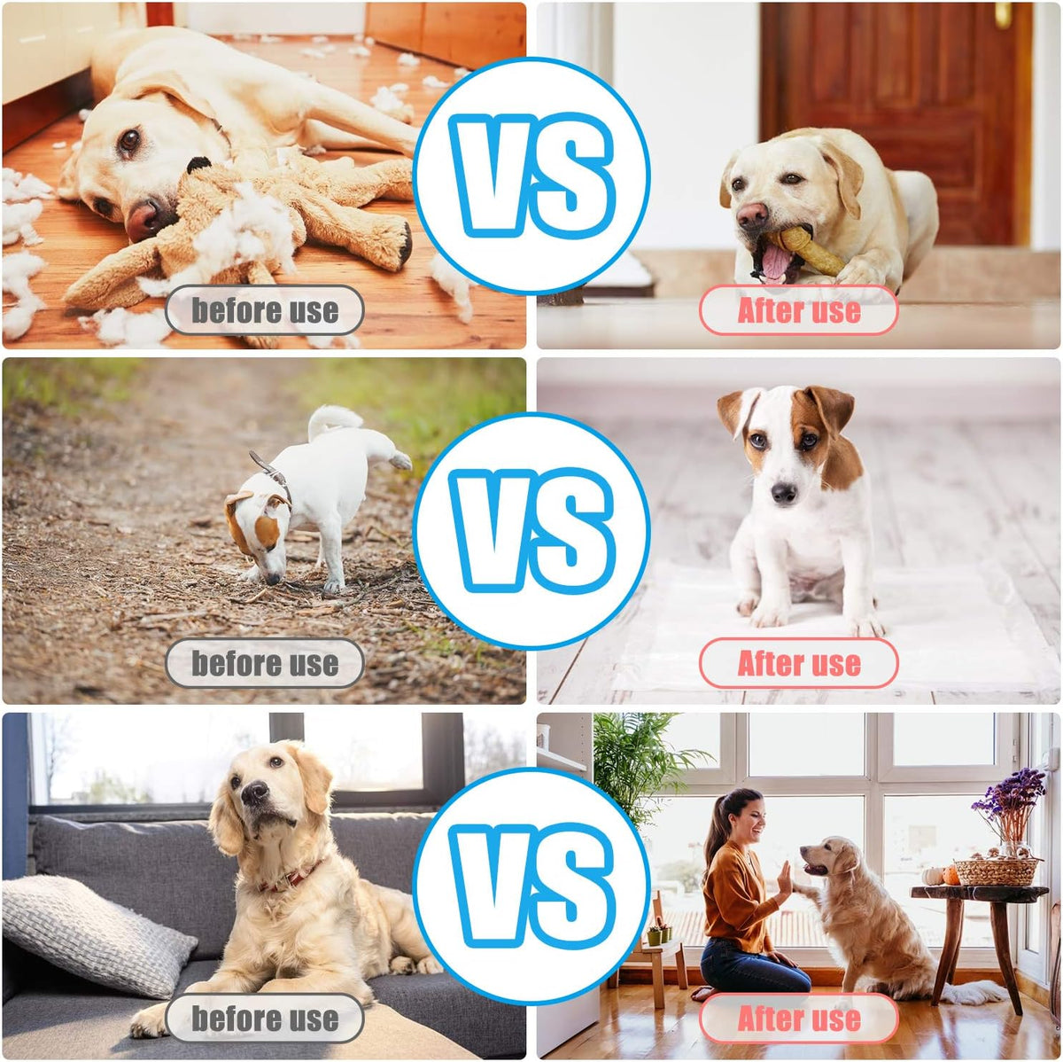 Diyife Dog Clicker for Training - Blue and White - image 3
