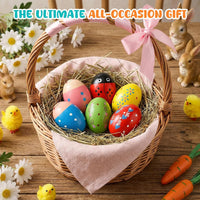 SallyFashion 6 PCS Egg Shakers, Wooden, Multicolor – Fun for Kids & Family - image 3