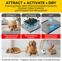 Glad for Pets, Activated Carbon Disposable, Dog Pee Pads - Large / 50.0 - image 4