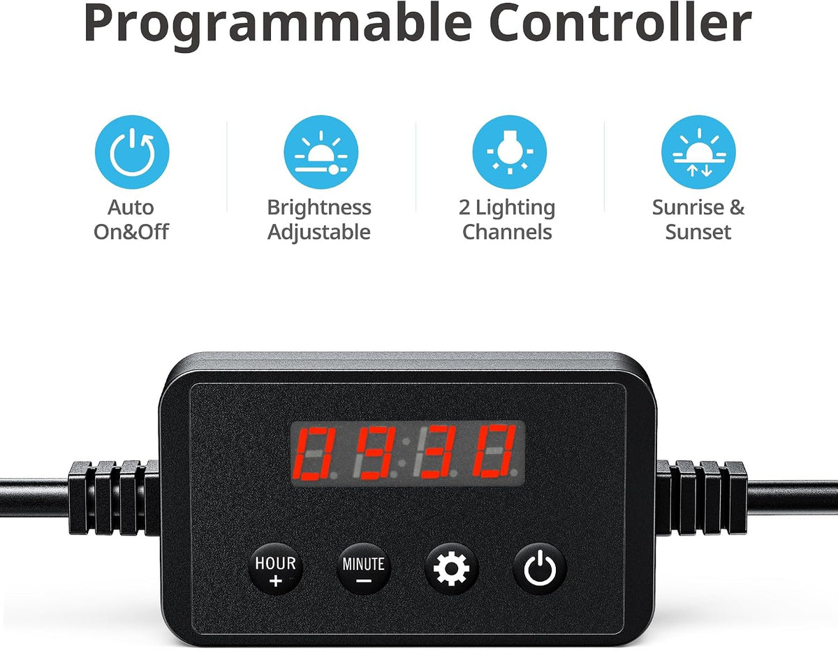 NICREW ClassicLED Plus LED Aquarium Light, 15W - 24 - 30 in - image 3