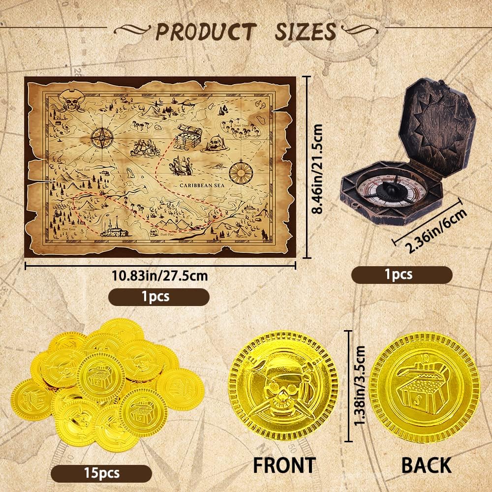 YUJUN Diving Gem Pirate Toys Kid Swimming Pool Party Favor – Fun for Kids & Family - image 3