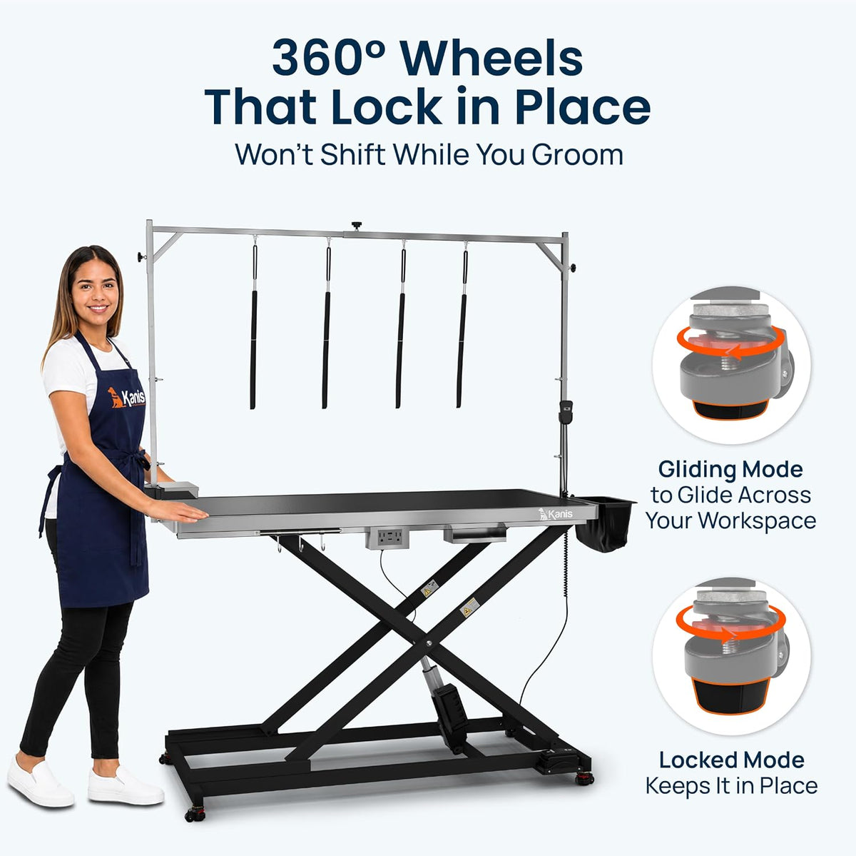 Professional Electric Dog Grooming Table, Heavy Duty - BLACK / 60" - image 4