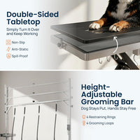 Professional Electric Dog Grooming Table, Heavy Duty - BLACK / 49" - image 3