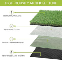 Dog Pee Grass, Artificial Grass for Dogs, Fake Grass for Dogs Potty Training, Extra Large Dog Pads 5x8ft , Housebreaking Supplies, Indoor Outdoor Turf Grass, Washable Reusable