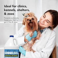 ATP KennelSol 1-Step Kennel Cleaner - 1 Gallon Liquid Disinfectant, Effective Against Bacteria and Viruses, Deodorizer Wintergreen Scent by Alpha Tech Pet