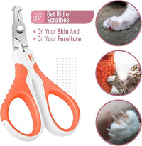 Mr. Pen Cat Nail Trimmer - Orange, Kitten & Small Dog Nail Clipper, Cat Claw Trimmer