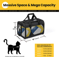 Conlun Cat Carrier Soft-Sided Pets Travel Carriers up to 15 Lbs - Black / 17.0"L x 11.0"W x 11.0"H - image 2