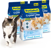 PetSafe ScoopFree Premium Crystal Litter, Fresh Scent - Fresh / 3-Pack (8 lb Bag)
