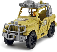 Kaim army toy set with helicopter, tank, off-road vehicle and 4 soldier figures - view 4
