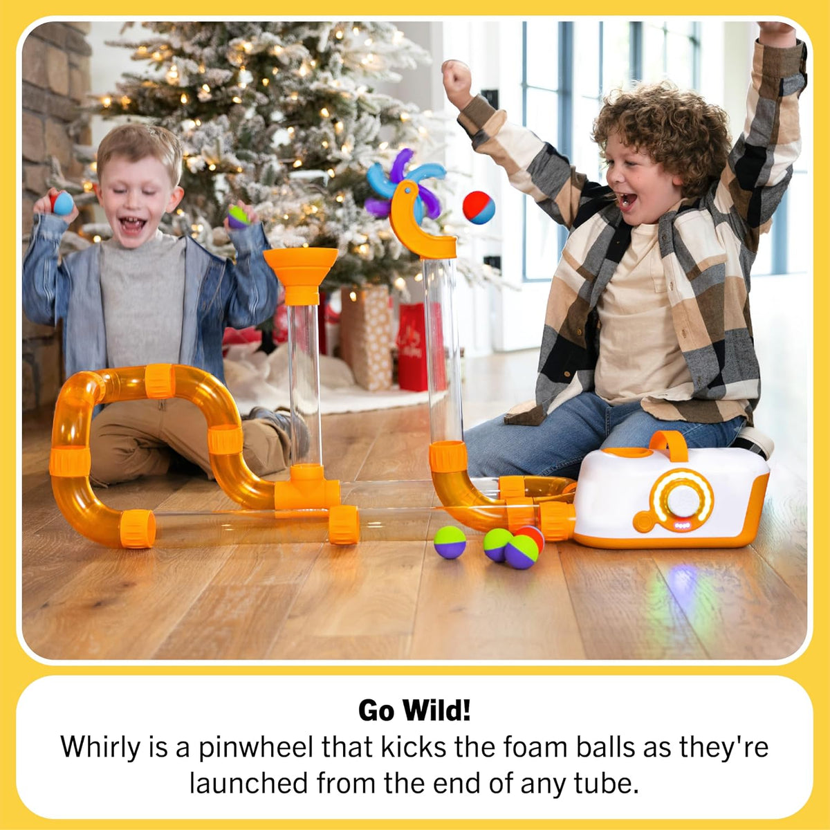 Air Toobz Whirlwind accessory pack with windsock, spinning wheel and foam balls - view 4