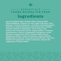 Oxbow Essentials Guinea Pig Food, Young, Made Alfalfa Hay for Guinea Pig, Pet Food Pellets with Vitamin C, Small Animal Pet Products, Made in USA, High Fiber, 10 lb. Bag