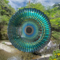 FONMY Wind Spinner Mandala Starry Sky 12 inch 3D Stainless Steel - 12inch / Mdl10 - image 3