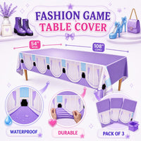 Stone Wall Table Covers, 54"x108" XL, Medieval Party Decorations - Fashion Game (Pack of 3) - image 3