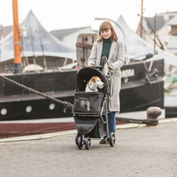 Trixie Foldable Pet Stroller for Cats and Dogs - Black - image 2