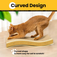 Cat Scratcher, Durable Scratch Pad - Wood Grain / M: 15.7" - 1 Pack - image 2