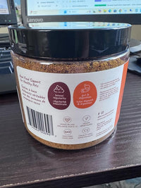 kin+kind Organic Pumpkin Powder for Dogs & Cats for Healthy Poop - Made in USA - Natural Pumpkin Powder Formula w/Flax Seed, Ginger, Turmeric & Coconut - Nutritional Supplement - Large 8oz
