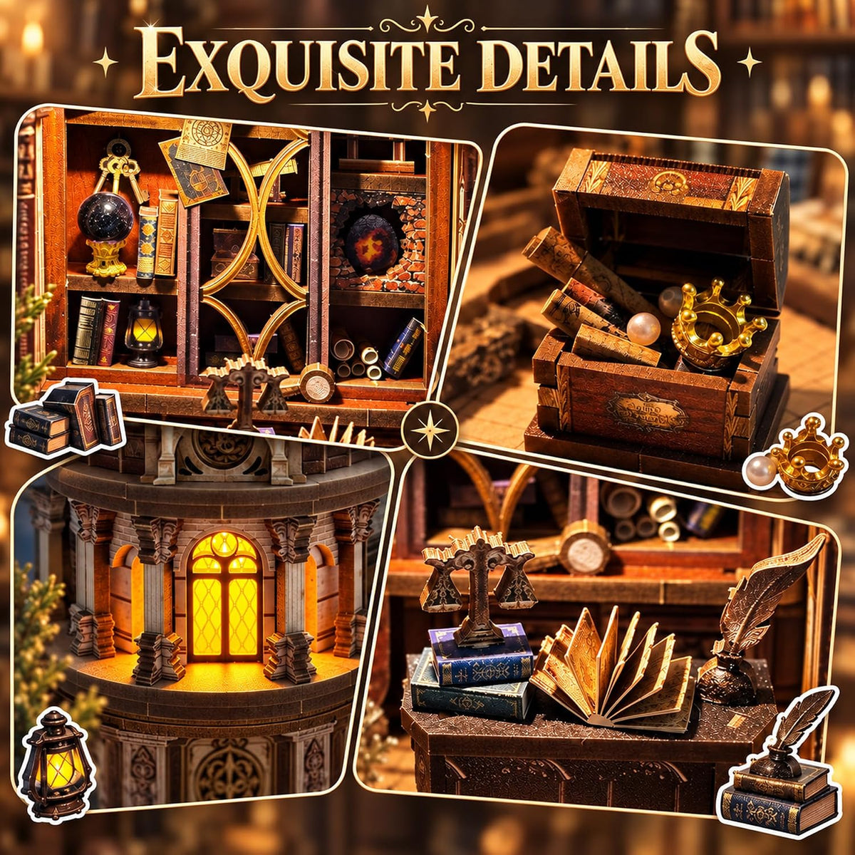 CRIOLPO DIY Miniature Dollhouse - Arcane Coffer - image 4