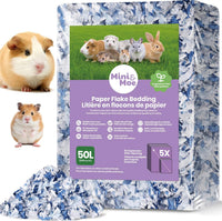 Hamster Bedding 50L Guinea Pig Paper Bedding Odor Control 99% - Island-50L / 50 Liters